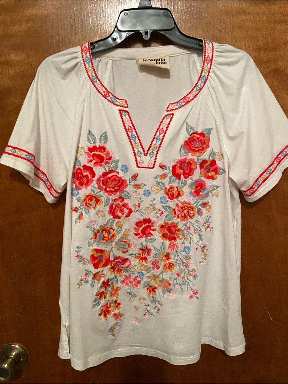 Savanna Jane Embroidered Top